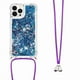 thumbnail image 5 of Funda FOXDOCK para iPhone 13 Pro Max con Cuerda Ajustable, Brillo Líquido, Protección Antigolpes y Lente – Ideal para Regalo, 5 of 6