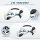 thumbnail image 2 of Batería Elite Correa con interfaz facial ajustable y 10000mAh Power Bank Compatible con Meta Quest 3/3S-Negro Blanco, 2 of 5
