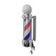 thumbnail image 3 of Lámpara LED de poste de barbero, lámpara de pared giratoria para peluquería, lámpara de pared impermeable con rayas de bolas para peluquería de fiesta estilo B, 3 of 5