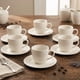thumbnail image 3 of Set 6 Tazas + 6 Platos Té o Café Porcelana Abbey 210 ml, 3 of 5
