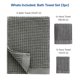 thumbnail image 2 of Juego de Toallas ONSEN Supima 3 piezas gris ceniza, 2 of 9