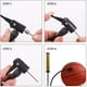 thumbnail image 5 of 20 paquetes de agujas para inflar balones de fútbol, de acero inoxidable, para baloncesto, voleibol y rugby., 5 of 8