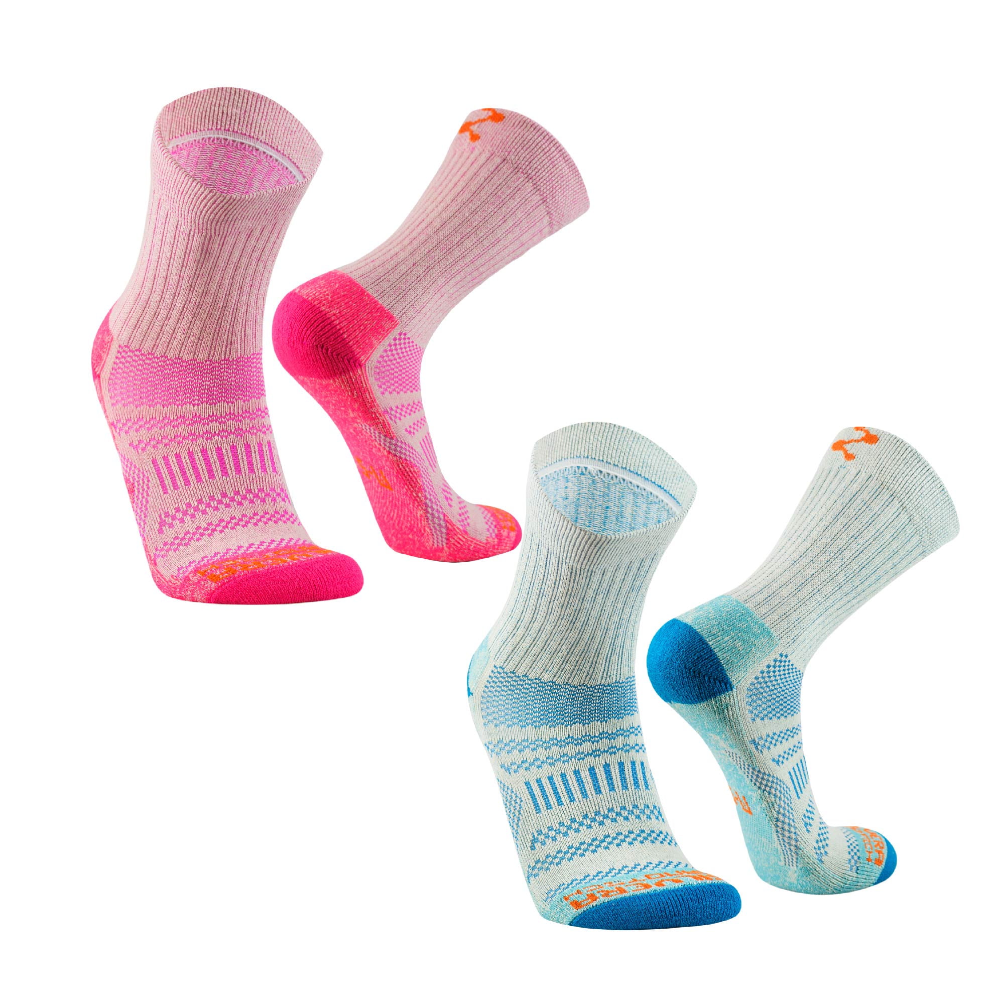 Silvera Nanotech - Calcetines De Montaña Trekking Senderismo Deportivos De Algodon Pima Para Hombre Y Mujer