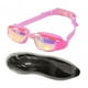 thumbnail image 5 of Gafas De Natación Con Estuche, Cómodas Gafas De Natación De Silicona Suave Y Transparente, Color Rosa, 5 of 5