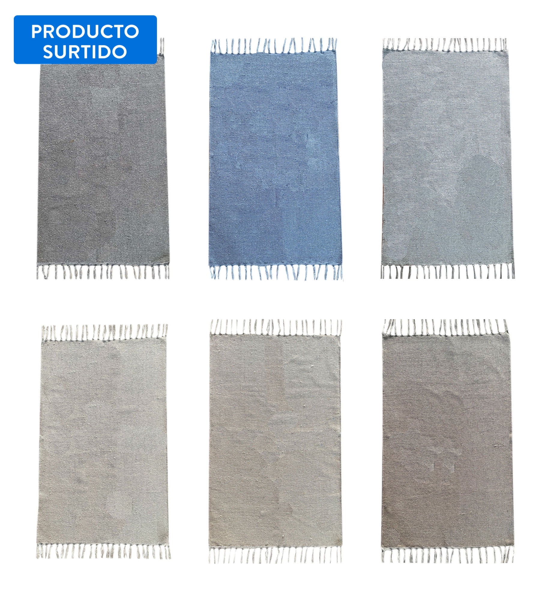 Alfombra 160x220cm 100% Algodón Multicolor