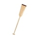 thumbnail image 2 of Remo de canoa de madera, remo de barco, mango ergonómico sin tratar, remos resistentes, decoración de madera para accesorios de barcos al aire libre, 120 centímetros, 2 of 5