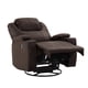 thumbnail image 4 of Sillón Bergere Reclinable con Masaje y Calor Eléctrico, Ecocuero Café. Lhasa, 4 of 9
