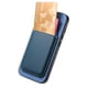 thumbnail image 5 of Funda de Cuero Magnética con Tarjetero para iPhone 14 Plus Cubierta Delgada Azul, 5 of 5