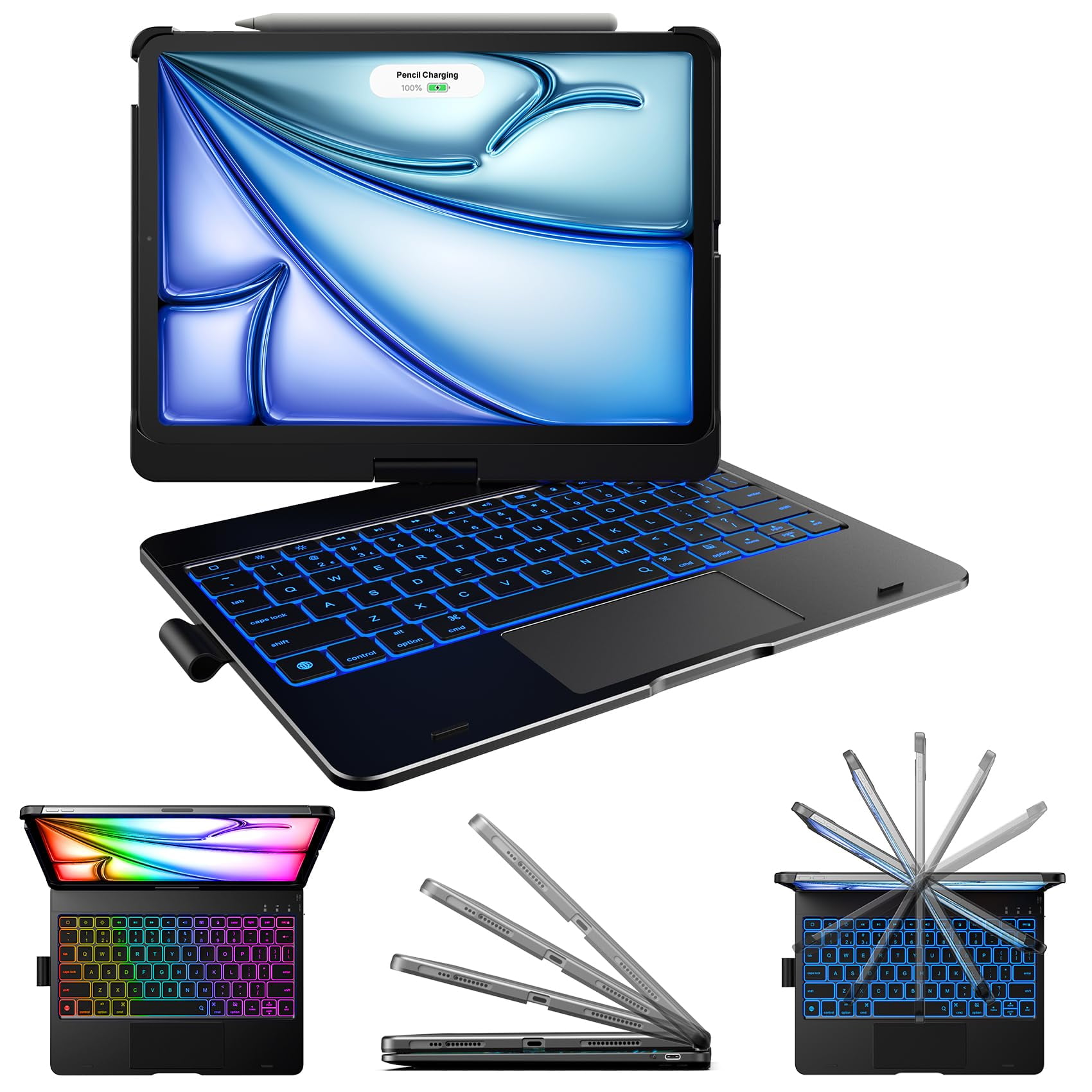 Typecase - Funda Tipo Funda Con Teclado Para Ipad Air De 11 Pulgadas Y Ipad Pro 11