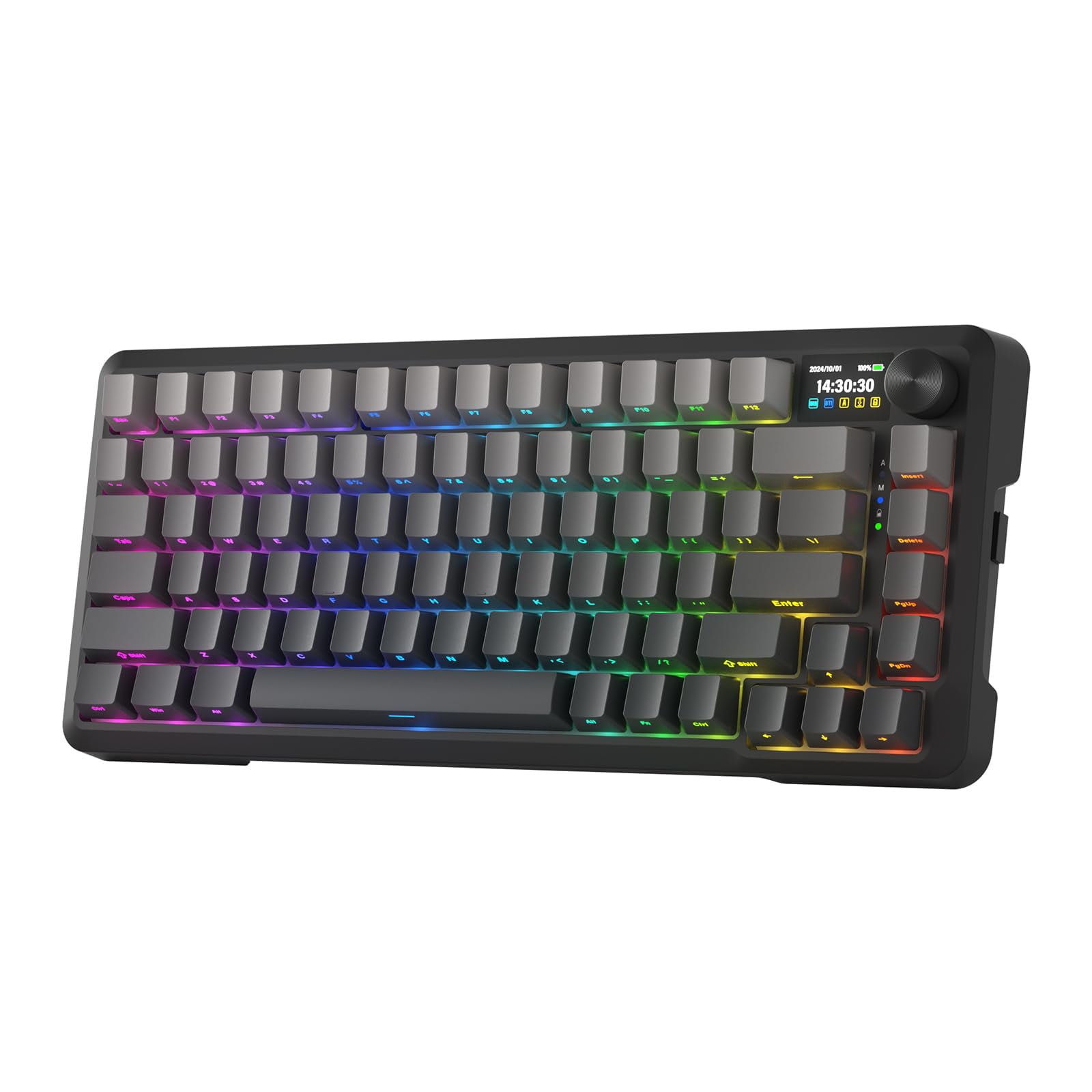 Teclado Para Videojuegos Redragon K724 Pro Inalámbrico 81 Teclas 75% Rgb