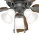 thumbnail image 3 of Ventilador de Techo Hunter 50882 Swanson 44" Plata Mate, 3 of 7