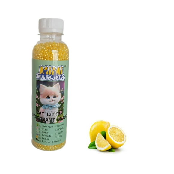 Perlas Desodorizantes Para Arena De Baños Sanitarios De Gato Aroma Limón