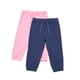 thumbnail image 1 of Pantalón De Buzo Bebé Niña Bipack Rosado Corona, 1 of 5