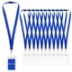 thumbnail image 1 of Lanyards de 48 piezas color azul con cierre de seguridad y porta gafete impermeable, 1 of 6