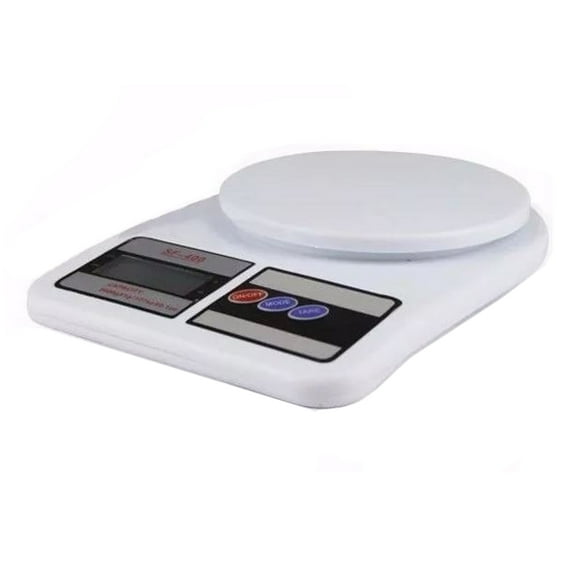 Pesa Digital Productos Cocina 10 KG Blanca