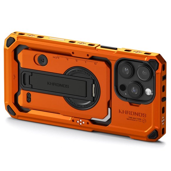 Rig de Video para Teléfono Tilta Khronos para iPhone 16 Pro Naranja