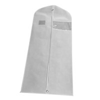 Bothyi - Bolsas Colgantes Para Ropa, Bolsa De Vestir, Bolsa A Prueba De Polvo, Funda Para Trajes De Hombre, Para Trajes, Camisas, Blanco, 110Cm