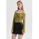 thumbnail image 2 of Polera Mujer Encaje Flare Verde Claro, 2 of 4