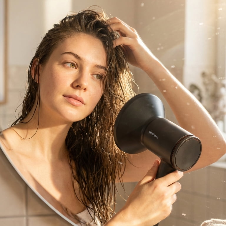 Bestherm - Secador De Pelo Silencioso Con Tecnología Digital Avanzada