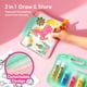 thumbnail image 3 of Tablero de Dibujo de Gel Klever Kits con Marcadores y Estuche, 3 of 9
