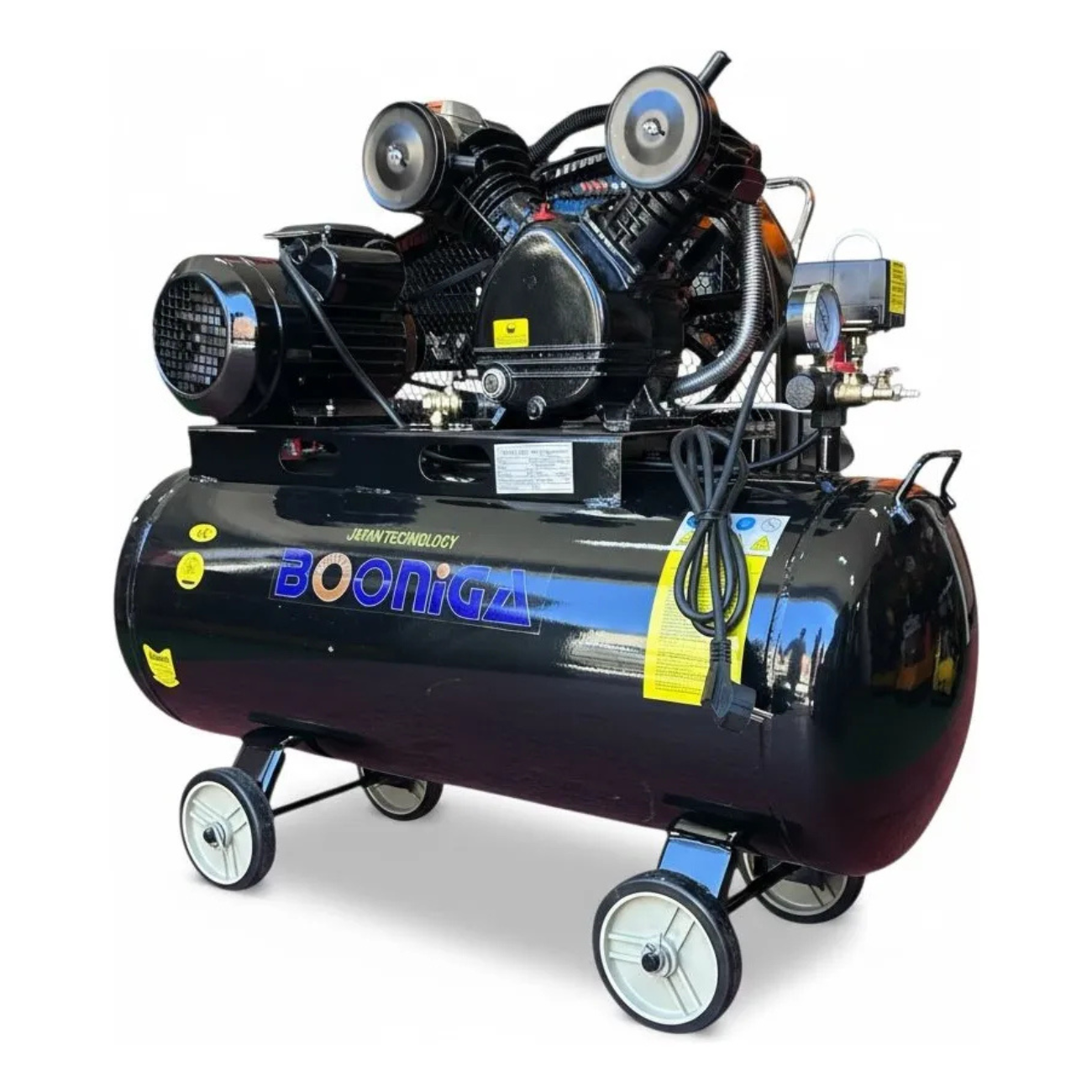 Erux - Compresor De Aire Booniga 3Hp 100L Negro 50 Monofásica
