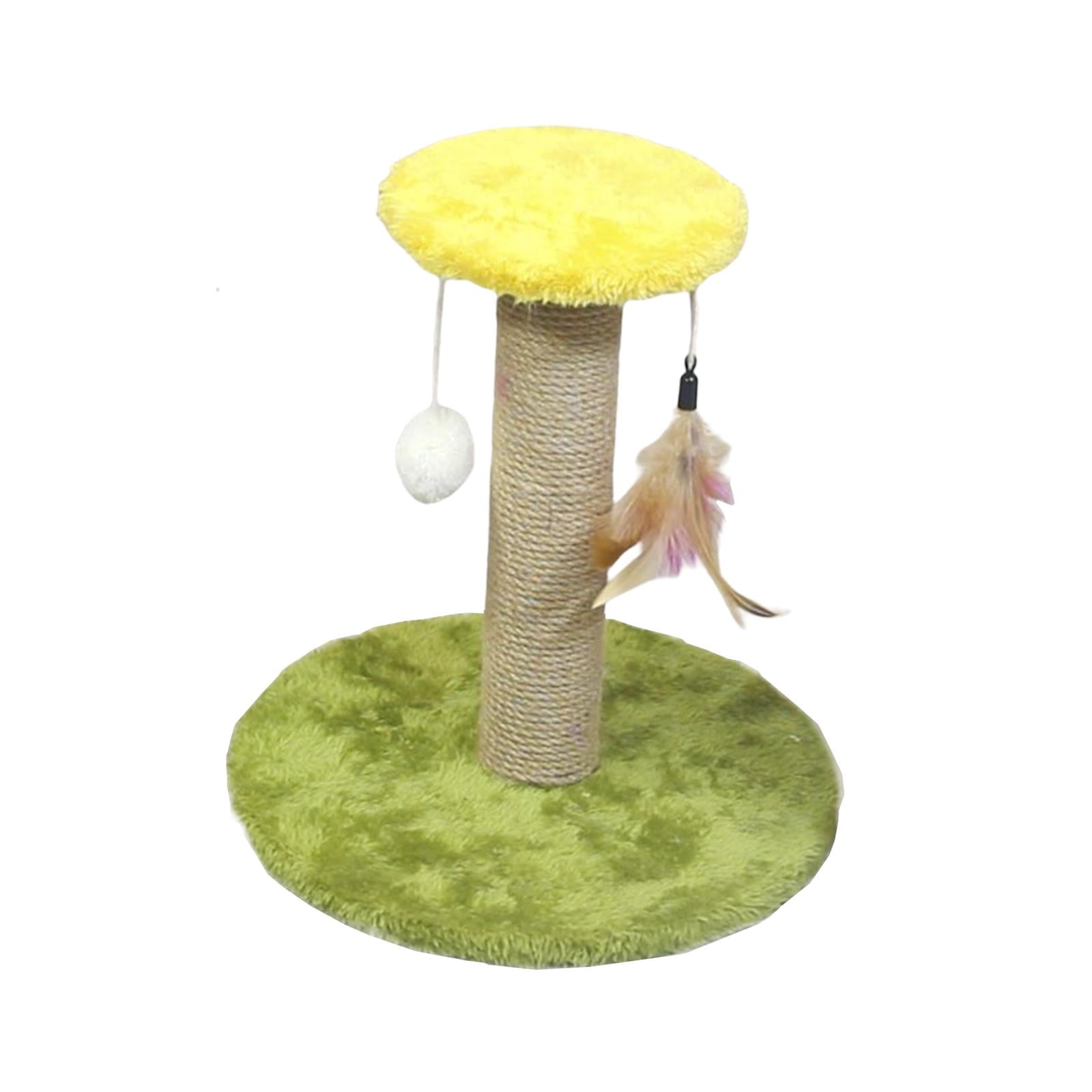 Poste Rascador Para Gatos, Poste Para Rascar, Regalo Duradero Para Gatitos, Suministros Redondos, Verde