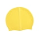 thumbnail image 3 of Gorro De Natación De Color Puro, Gorro De Natación De Silicona Para Deportes Acuáticos, Navegación, Pelo Largo, Amarillo, 3 of 4