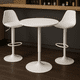 thumbnail image 4 of Mesa de Bar Regulable en Altura 60cm Diametro Full Blanco, 4 of 6