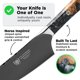 thumbnail image 4 of Juego de cuchillos Dalstrong 20 cm y cuchillo de pelar, recubierto negro de TiN, 4 of 8