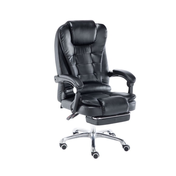 Silla Ejecutiva Ergonómica con Masaje y Reposapiés, de Eco Cuero