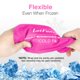 thumbnail image 4 of Envoltura para bolsas de hielo LotFancy Face con 4 paquetes de gel frío y caliente, color rosa, 4 of 9