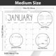 thumbnail image 2 of Calendario de Pared GuassLee 12 Meses, 2 of 3