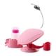 thumbnail image 4 of Soporte para esmalte de uñas Reposamanos con reposabrazos, ajustable, estación de uñas, universal, soporte de manicura antideslizante para accesorios , Rosado, 4 of 5