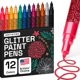 thumbnail image 1 of Bolígrafos ARTISTRO Glitter 12 con punta extrafina de 0,7 mm para bricolaje, 1 of 7
