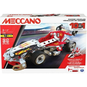 Kit De Construcción Meccano Vehículos De Carreras 10 En 1 225 Piezas