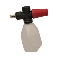 Ioensy - Pulverizador De Espuma Ajustable Portátil Multiusos Para Lavadora A Presión Negro Rojo