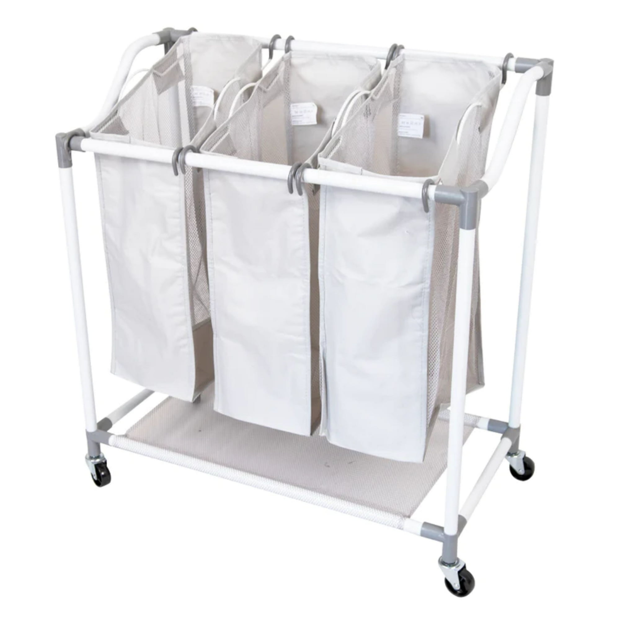 Canasto De Ropa Con Ruedas 3x5kg - Practik