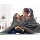 thumbnail image 4 of Manta Utopia para ropa de cama, color gris ahumado, 100% algodón, doble, 220 x 180 cm, 4 of 7