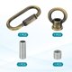 thumbnail image 3 of Kit de tuerca de ojo de elevación M10 de 1 paquete, anillo de tornillo de perno, 132 lbs bronce, 3 of 7
