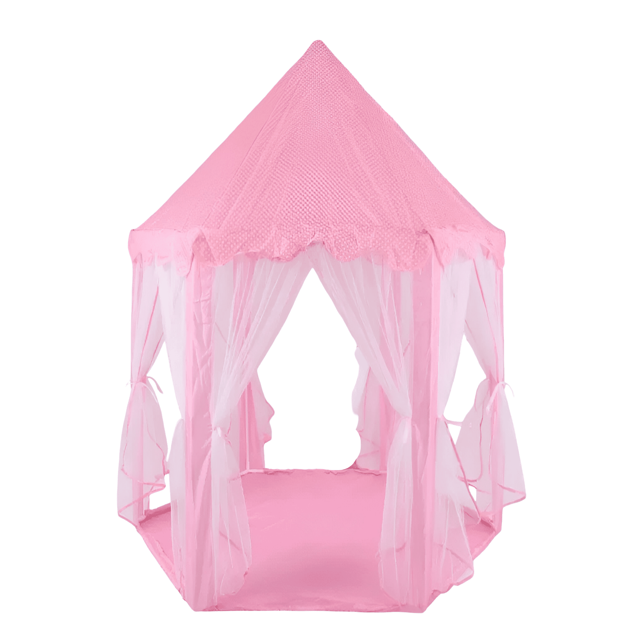 Genérico - Carpa Infantil Con Forma De Castillo Rosada