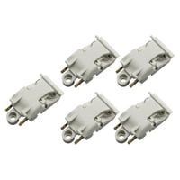 Magideal - 5 Piezas Termostato Para Hervidor Eléctrico Interruptor Del Termostato Para Hervidor Control De Temperatura Control Térmico Interruptor Del Termostato 16A 250V Blanco