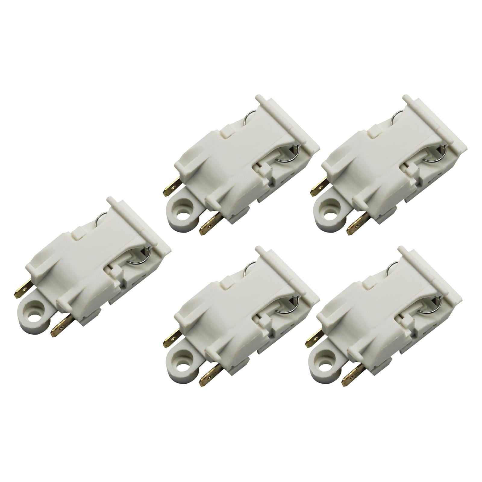 Magideal - 5 Piezas Termostato Para Hervidor Eléctrico Interruptor Del Termostato Para Hervidor Control De Temperatura Control Térmico Interruptor Del Termostato 16a 250v Blanco