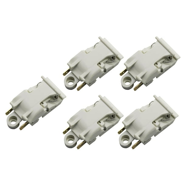 5 piezas termostato para hervidor eléctrico interruptor del termostato para hervidor Control de temperatura Control térmico interruptor del termostato 16A 250V Blanco