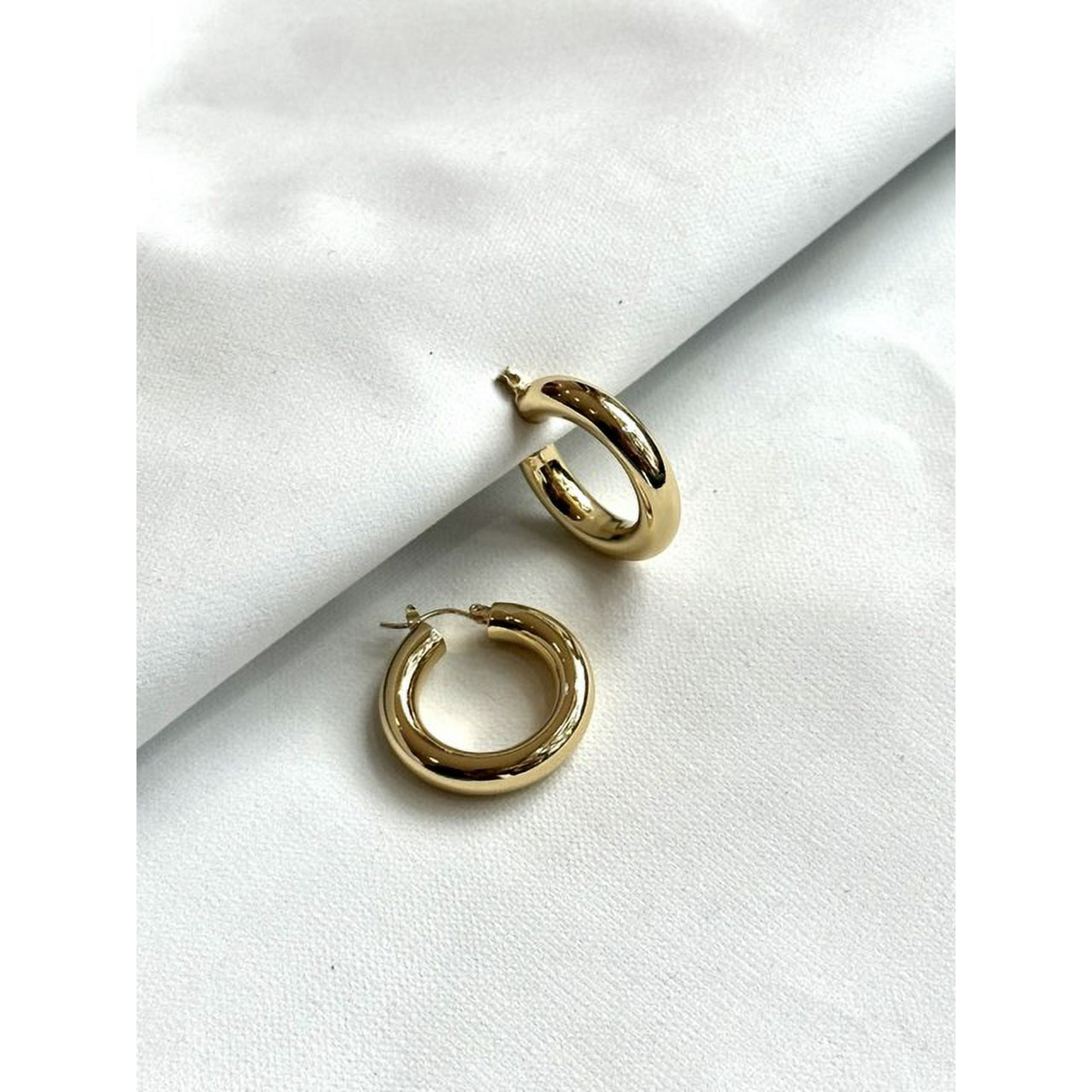 Collarbeauty - Aro Bañado En Oro 18k