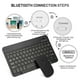thumbnail image 3 of Teclado Bluetooth Guiheng Ultradelgado Recargable 25 cm Negro, 3 of 3