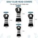 thumbnail image 3 of Cubiertas para Palos de Golf Ecsoiam 4 uds Cuero PU Retro, 3 of 7