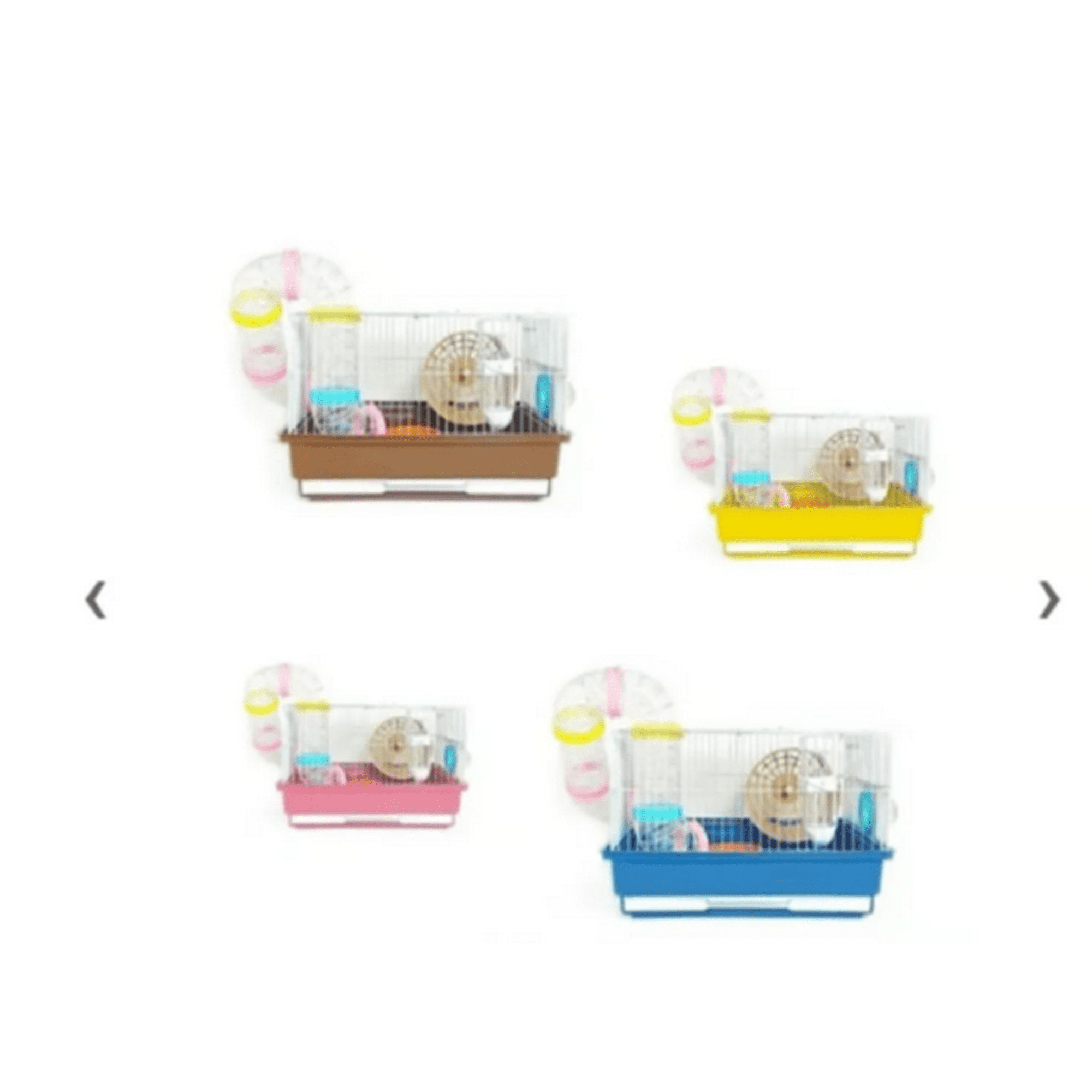 Genérico - Jaula Hámster Con Laberintos Tubos Rueda Y Accesorios Surtid