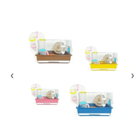 Genérico - Jaula Hámster Con Laberintos Tubos Rueda Y Accesorios Surtid