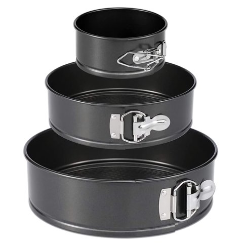 Importclick - Set 3 Moldes Circular Desmontable Antiadherente Cocina