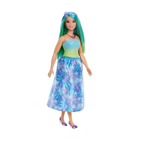 Muñeca Barbie Fantasía Vestidos De Ensueño - Pelo Verde